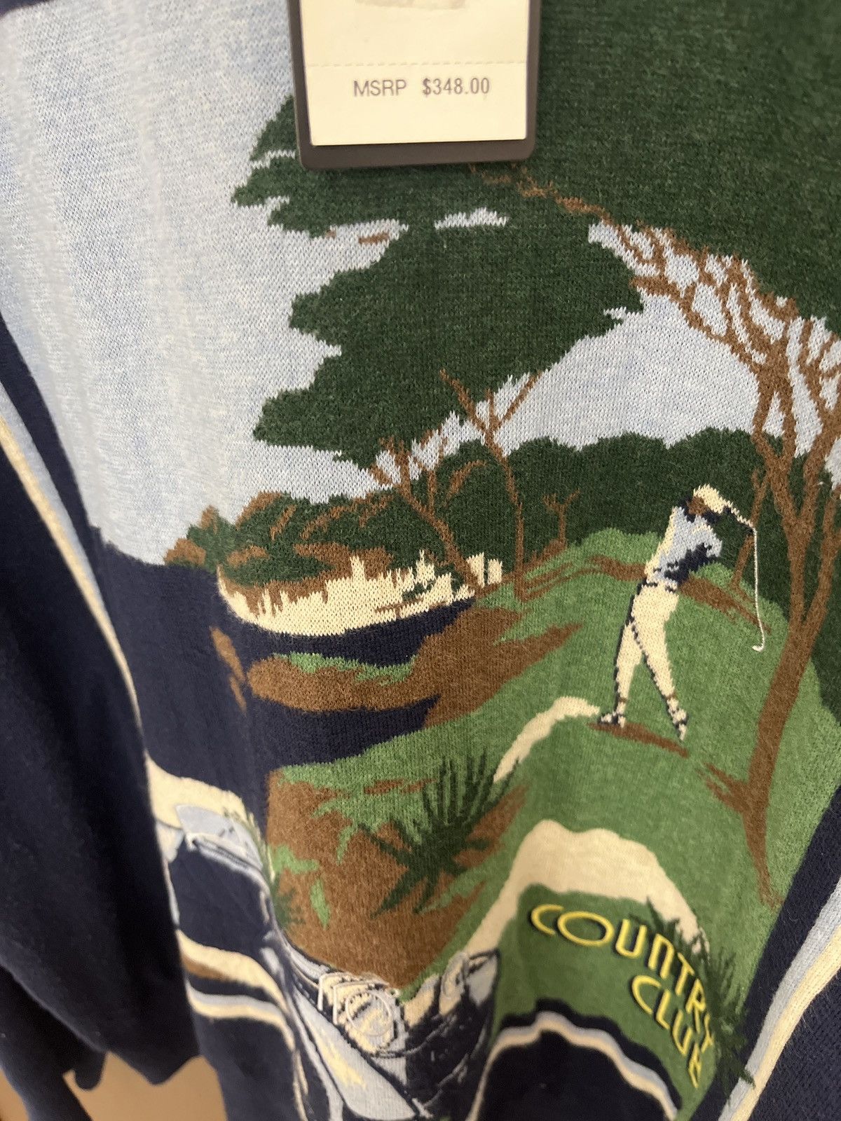 Polo Ralph Lauren Rare RLX Ralph Lauren Country Club Knitted Sweater Size US L / EU 52-54 / 3 - 7 Thumbnail