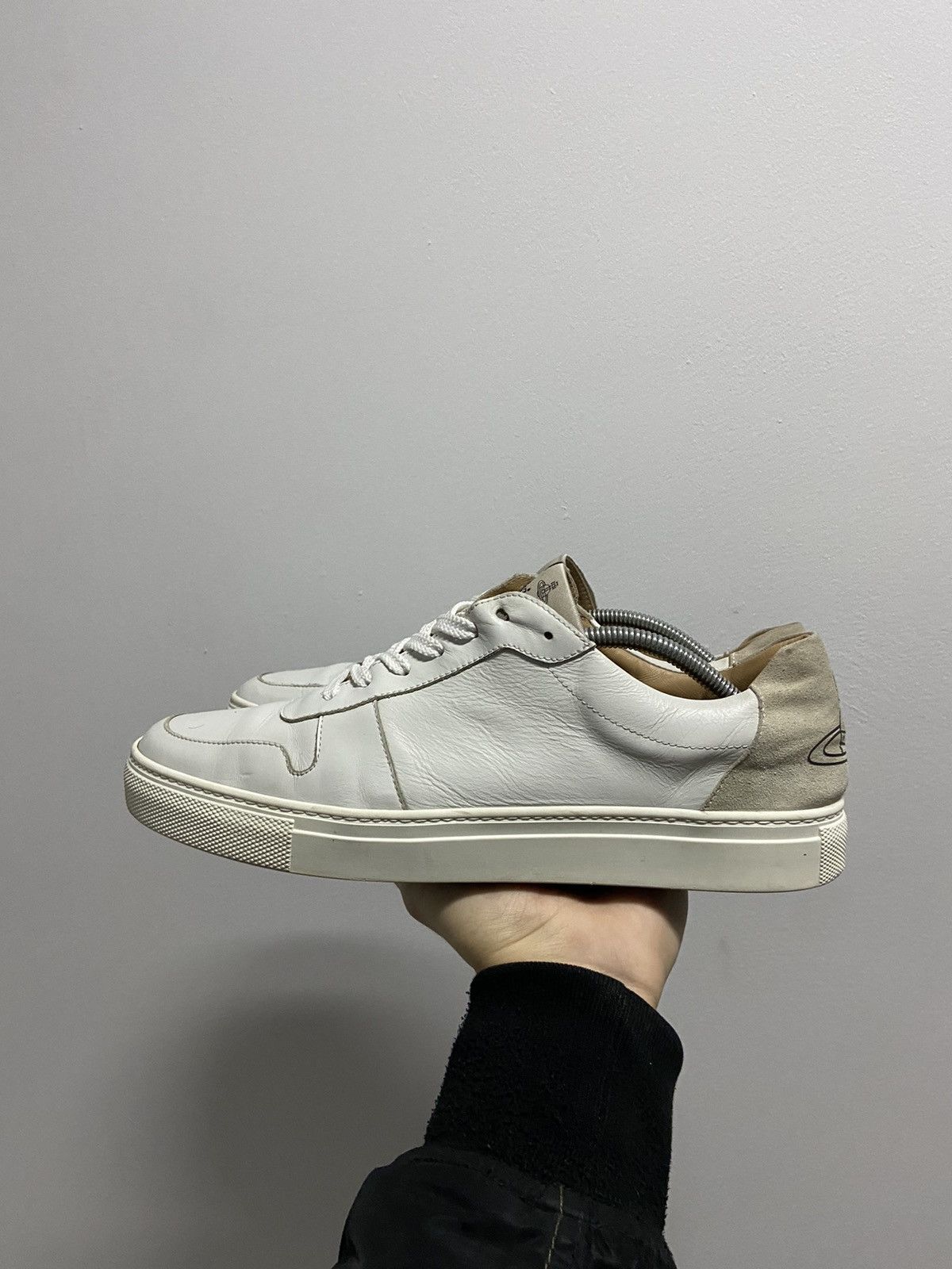 Vivienne Westwood Vivienne Westwood Apollo Trainers leather sneakers orb logo Size US 11 / EU 44 - 4 Thumbnail