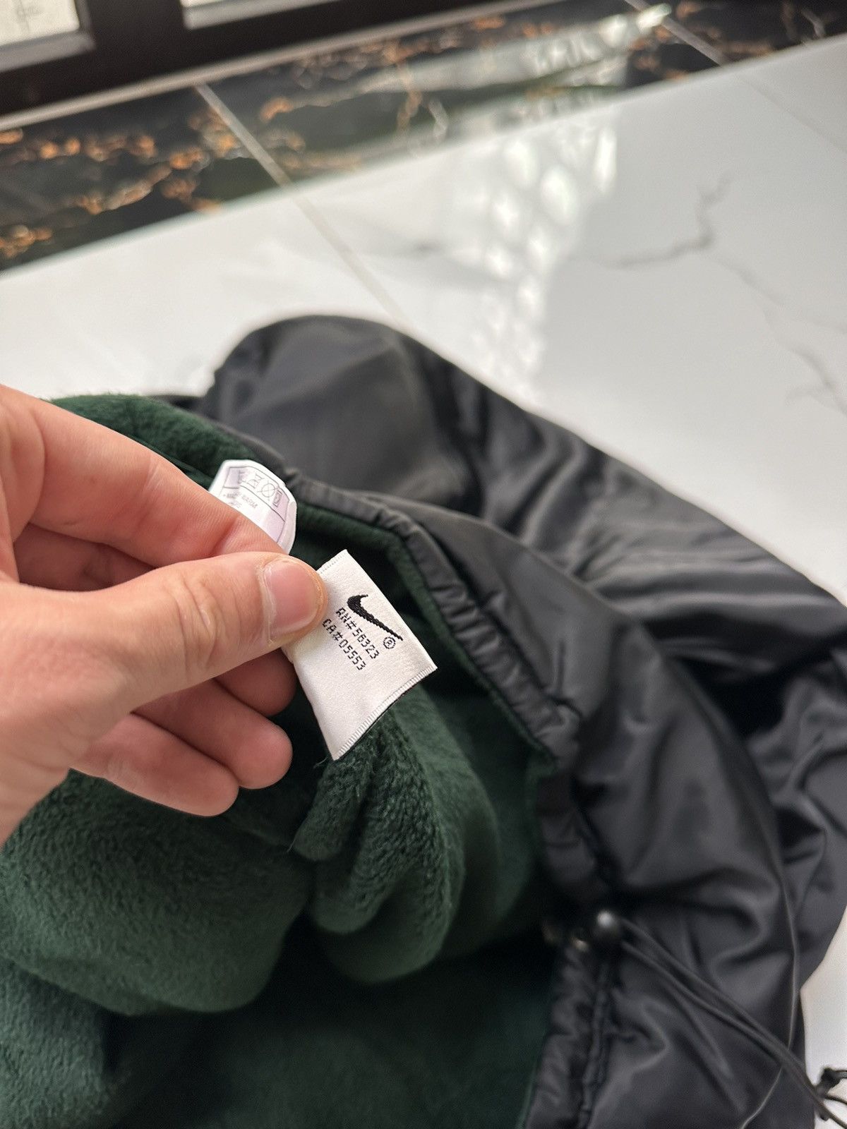 Nike × Vintage RARE! NIKE VINTAGE REVERSIBLE BIG SWOOSH TEDDY SHERPA JACKET Size US XL / EU 56 / 4 - 16 Thumbnail