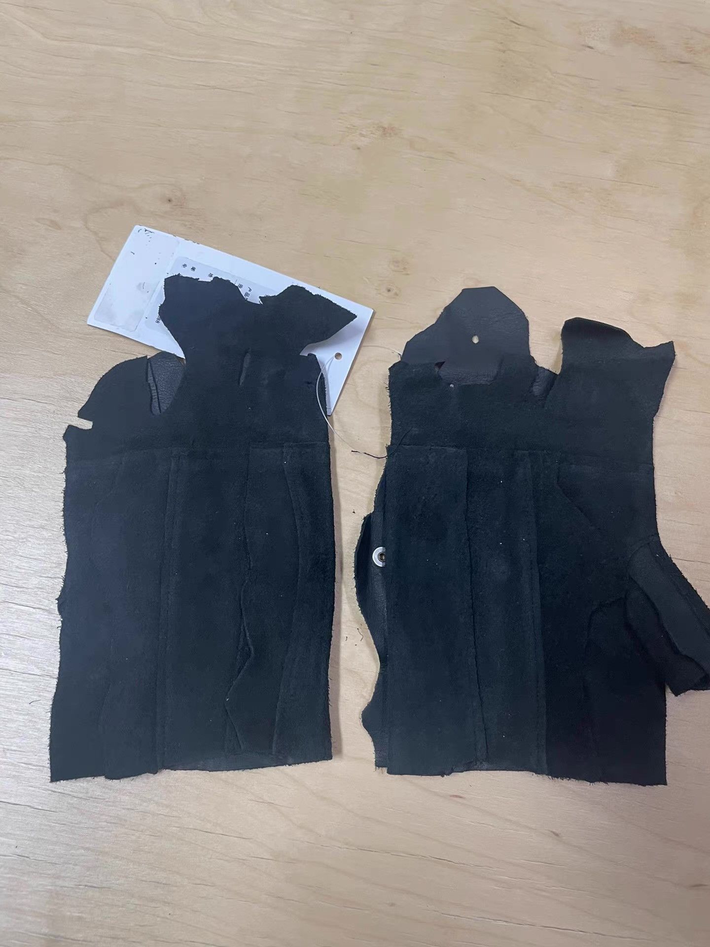 C2H4 2H4 x Mastermind Genuine Leather Gloves。Ｑ21 Size ONE SIZE - 4 Thumbnail