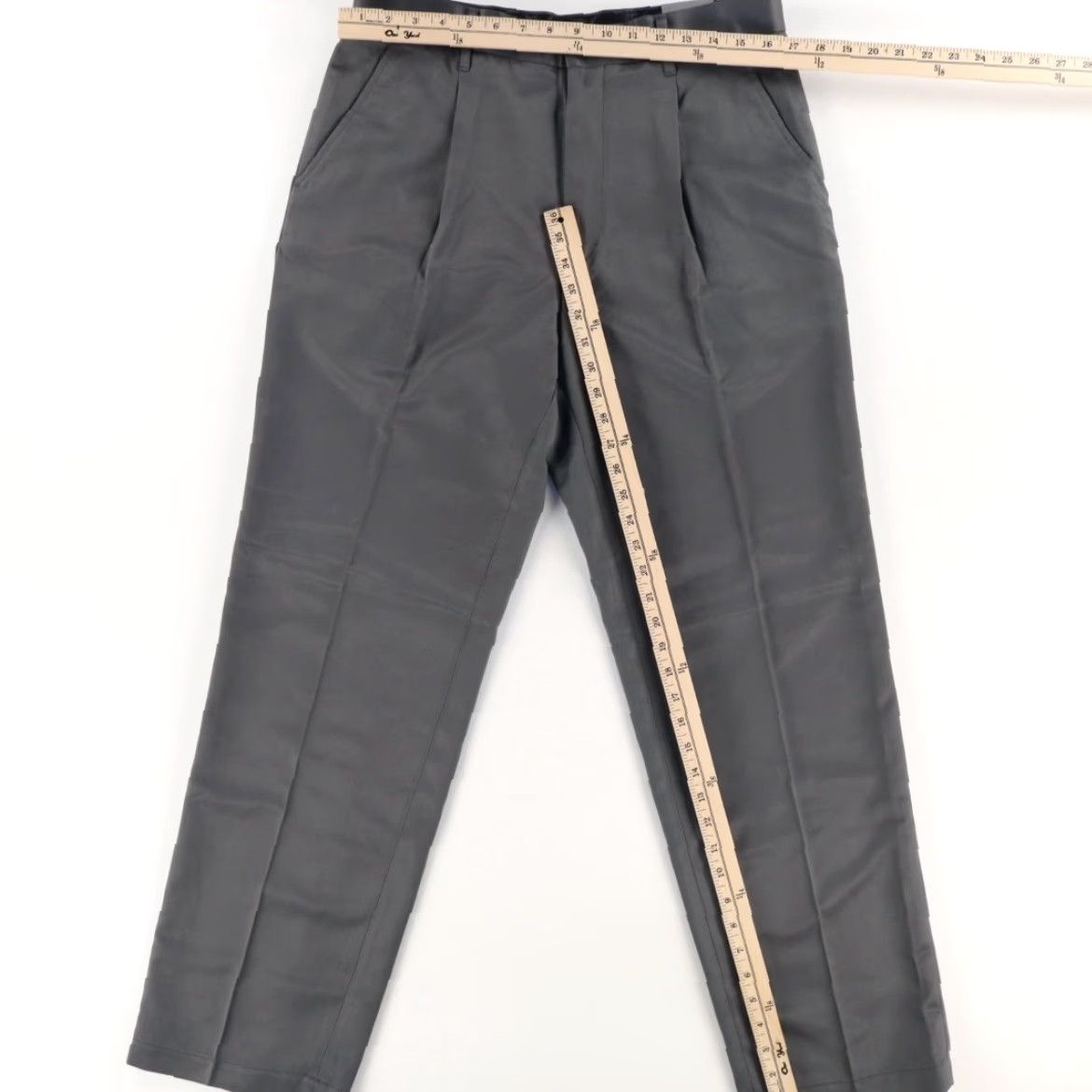 Vintage Ashworth 3rd Groove Cotton Blend Woven Golf Pants Gray Men 33 Size US 33 - 3 Thumbnail