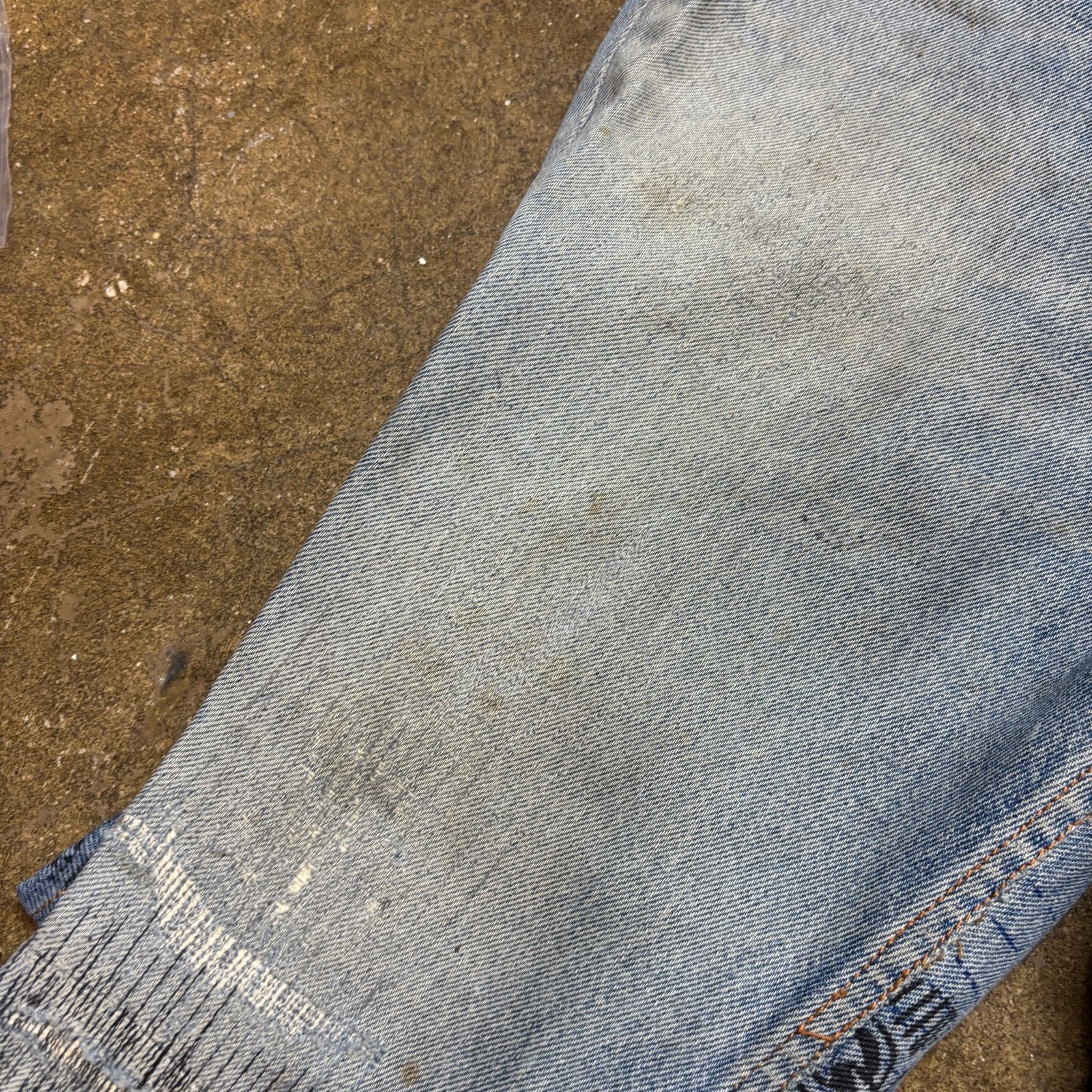 Levi's × Vintage Vintage 80s Levi's 505 Orange Tab Custom Jeans 36x36 (33x29) Size US 33 - 14 Thumbnail