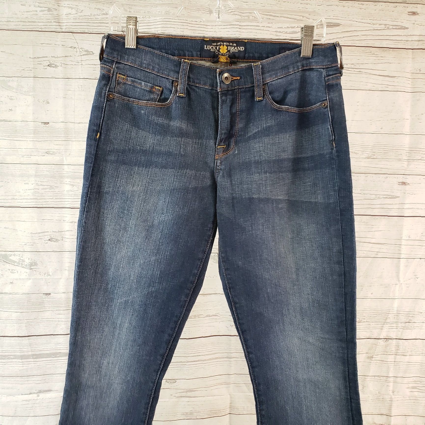 Lucky Brand Lucky Brand Womens Sofia Bootcut Jeans Sz 4 Blue Medium Wash Mid Rise Denim Cotton Blend Slim Bootcut Womens Size 27" / US 4 / IT 40 - 2 Thumbnail