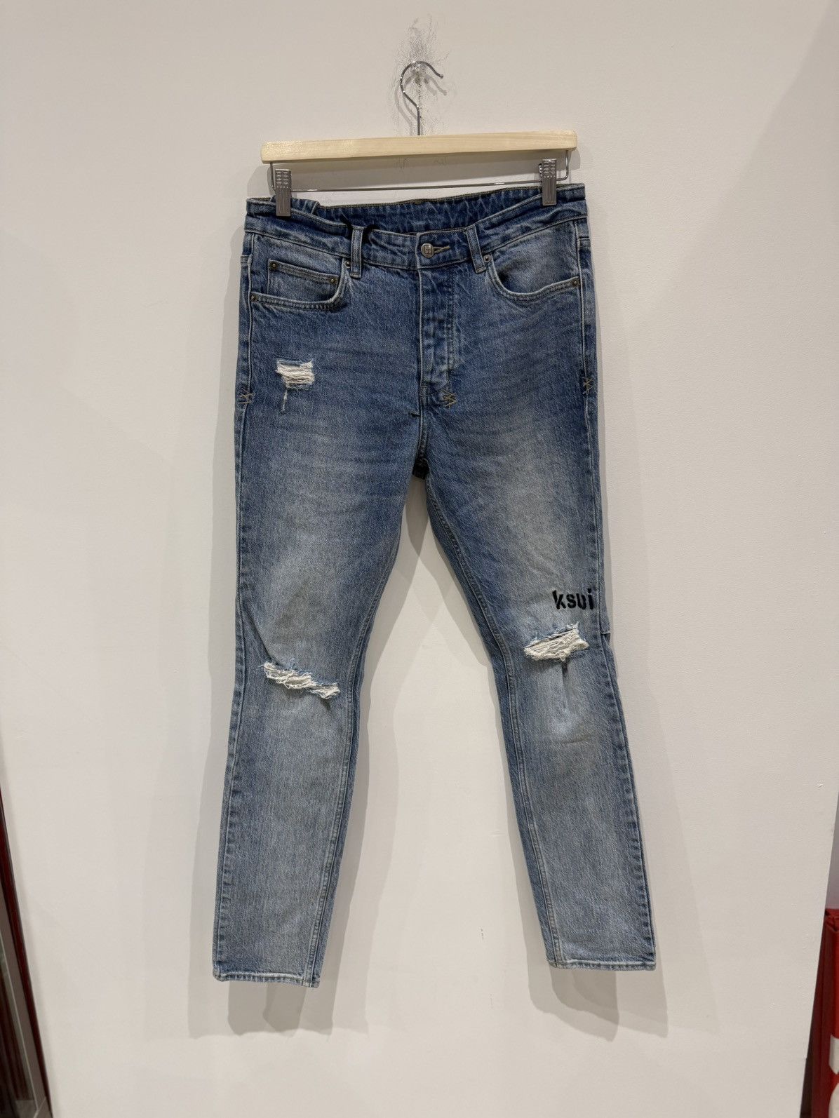 Ksubi Ksubi Chitch Self Repair Jeans Size: 32 Size US 32 / EU 48 - 1 Thumbnail