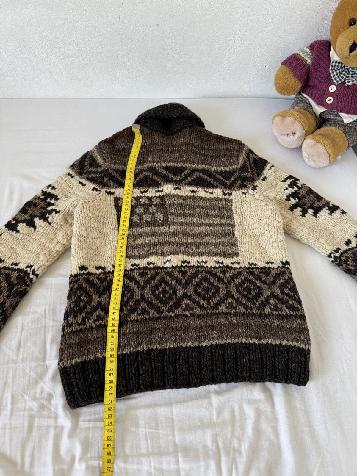 Ralph Lauren Ralph Lauren handknit buffalo bison cardigan Size US S / EU 44-46 / 1 - 7 Thumbnail