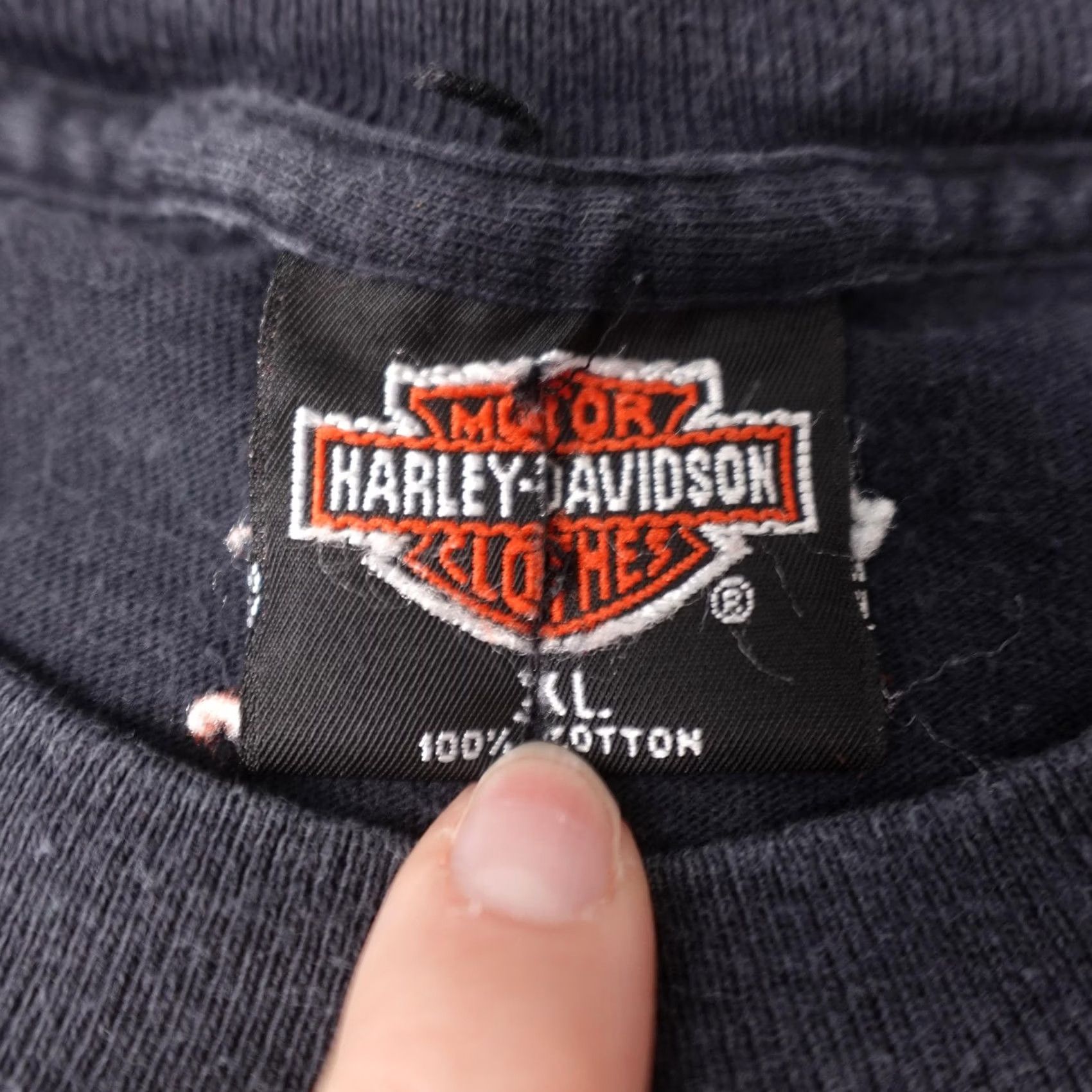 Harley Davidson VINTAGE Harley-Davidson Shirt Mens XL Black 90s Dead Graphic Print Crew Neck Short Sleeve T-Shirt US Made Size US XL / EU 56 / 4 - 2 Thumbnail