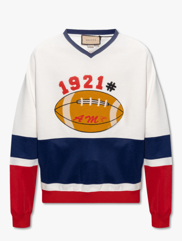 Gucci o1mt1gz0625 Cotton Jersey Sweatshirt in Multicolor Size US L / EU 52-54 / 3 - 1 Thumbnail