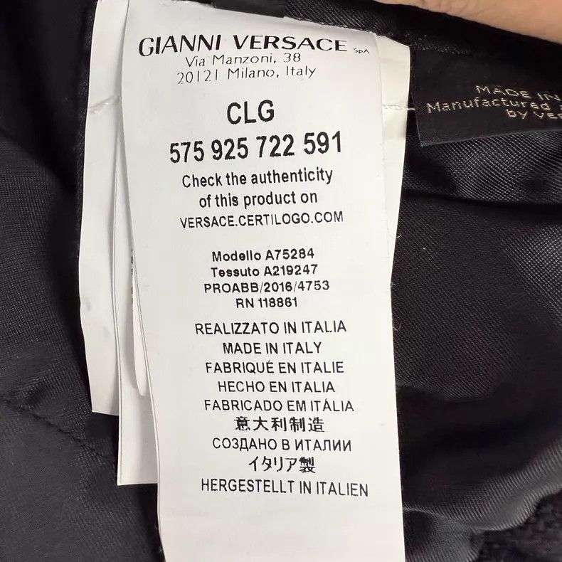 Versace Versace Fur-collared sheepskin patchwork long-sleeved coat Size XS / US 0-2 / IT 36-38 - 4 Thumbnail