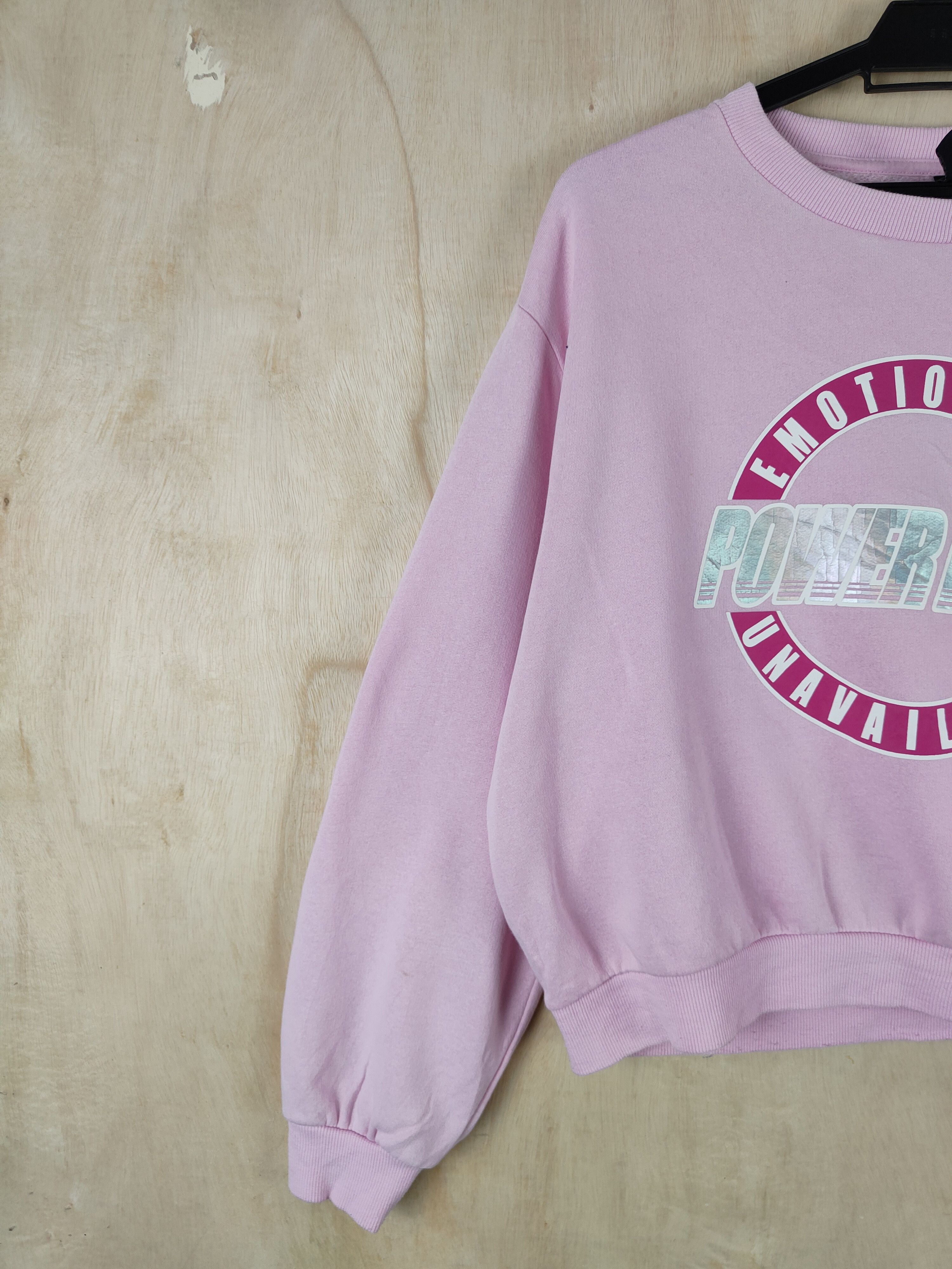 Divided × H&M × Japanese Brand Divided-H&M Pink Sweatshirts #S2556 Size L / US 10 / IT 46 - 3 Thumbnail