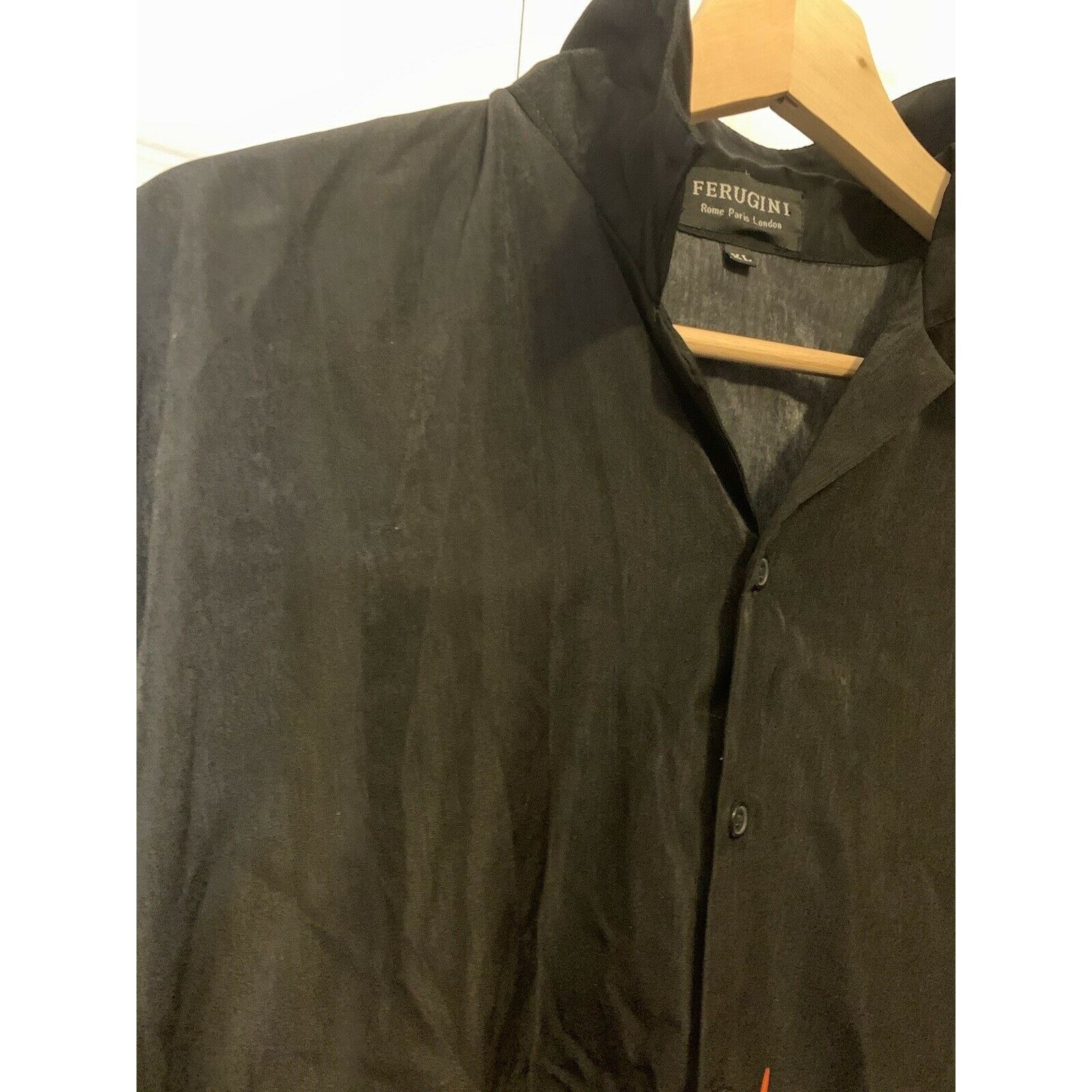 Other FERUGINI Rome Paris London Fire Flames Men’s Sz XL Button Sh Size US XL / EU 56 / 4 - 7 Thumbnail