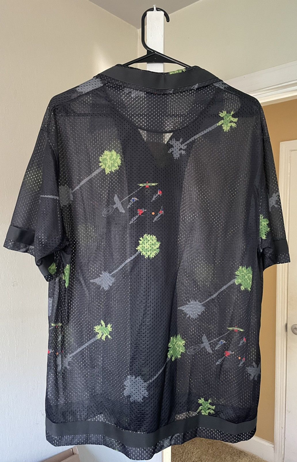 Nike Nike Hoops Island Short Sleeve Button Up Mesh Shirt Size US S / EU 44-46 / 1 - 4 Thumbnail