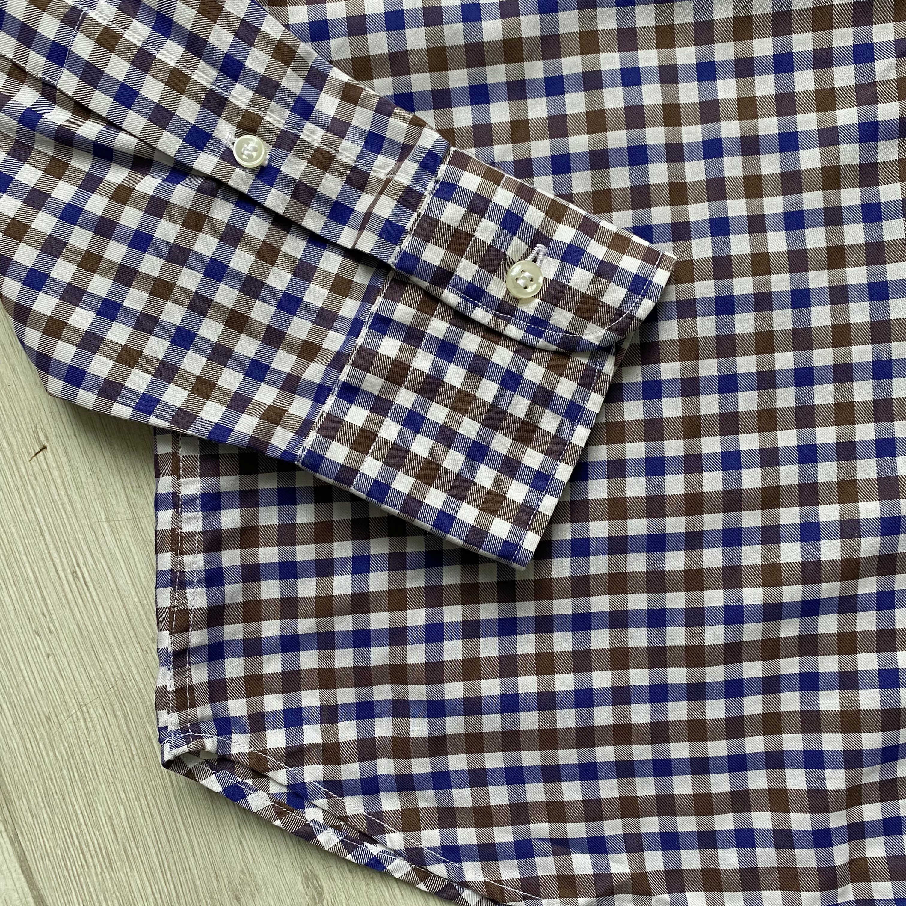 Paul & Shark 🛥️ Paul & Shark Yachting shirt checkered plaid small logo Size US M / EU 48-50 / 2 - 6 Thumbnail