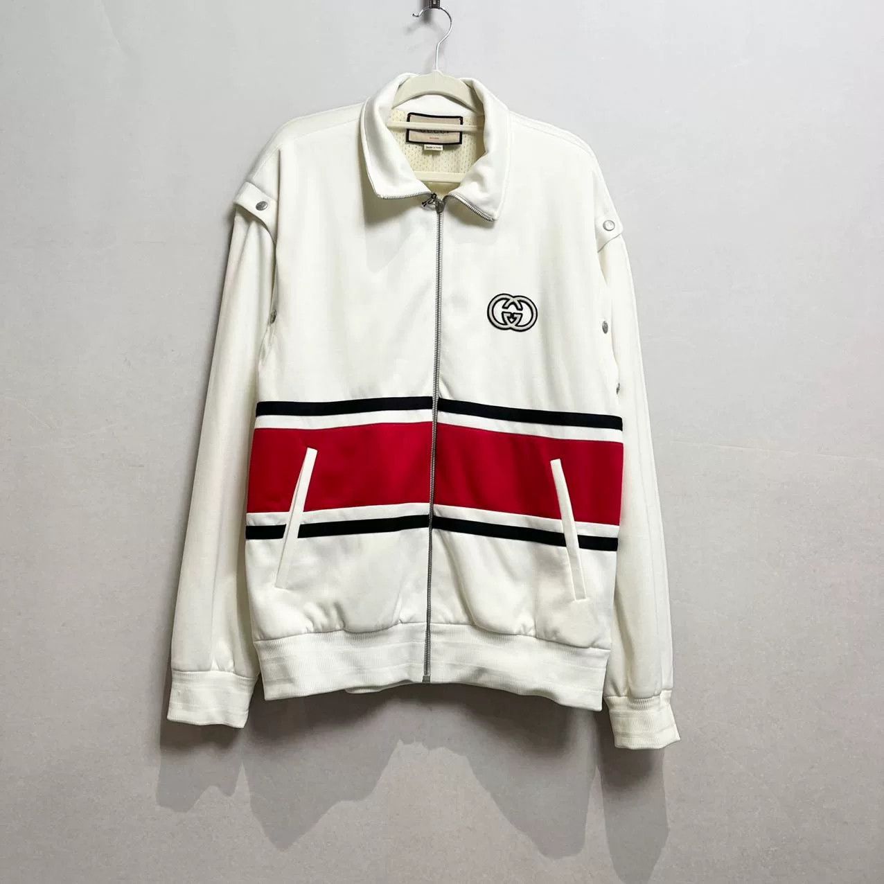 Gucci Gucci Striped Casual Long Sleeve Jacket Size US M / EU 48-50 / 2 - 1 Thumbnail