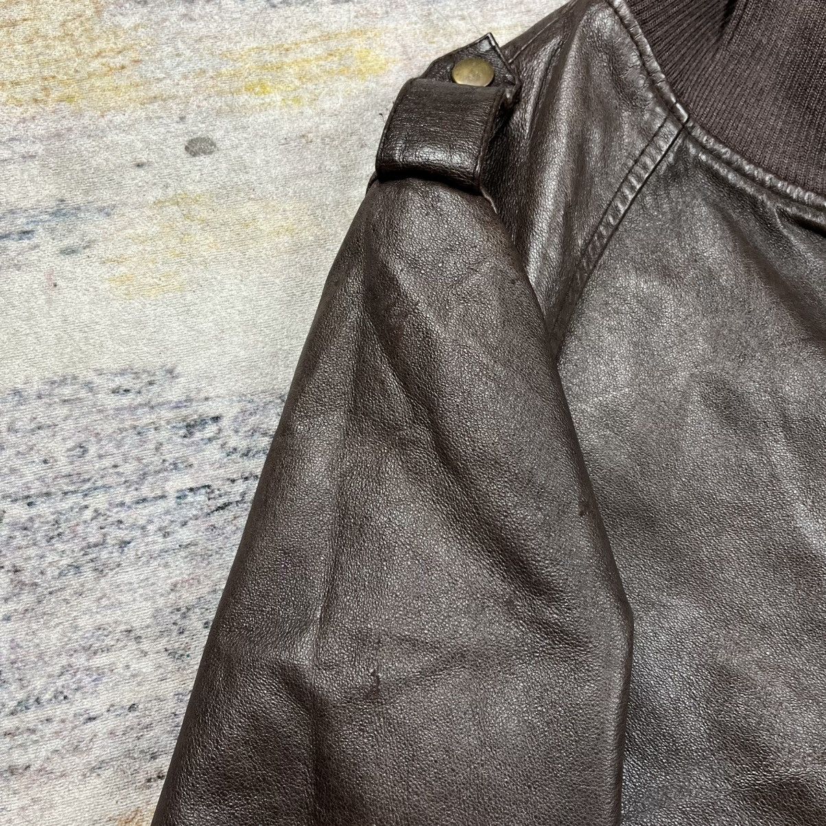 Isamu Katayama Backlash Slow Wear multi zipper bomber leather jacket Size US M / EU 48-50 / 2 - 11 Thumbnail