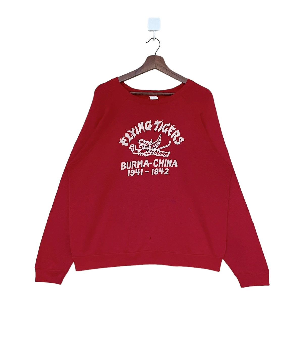 Vintage Vintage Army Flying Tigers Sweatshirt 1960s Size US L / EU 52-54 / 3 - 1 Thumbnail
