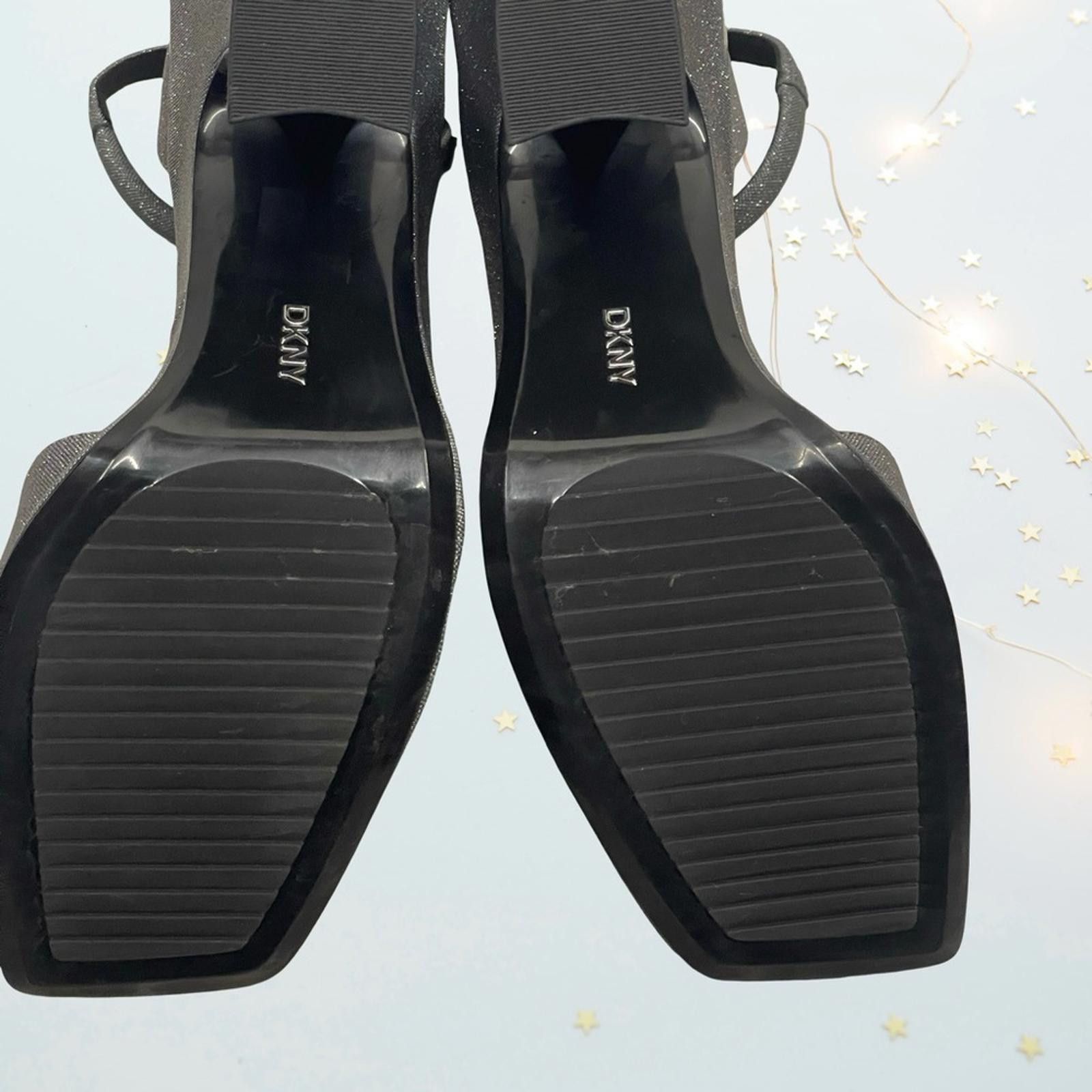 DKNY DKNY - Elegant Black Glitter Women's Heels in size 8 NWOT Size US 8 / IT 38 - 9 Thumbnail