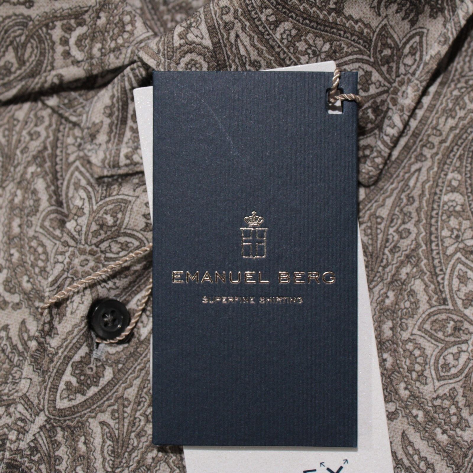 Other Emanuel Berg New with tags Shirt Size L US In Brown Size US L / EU 52-54 / 3 - 2 Thumbnail