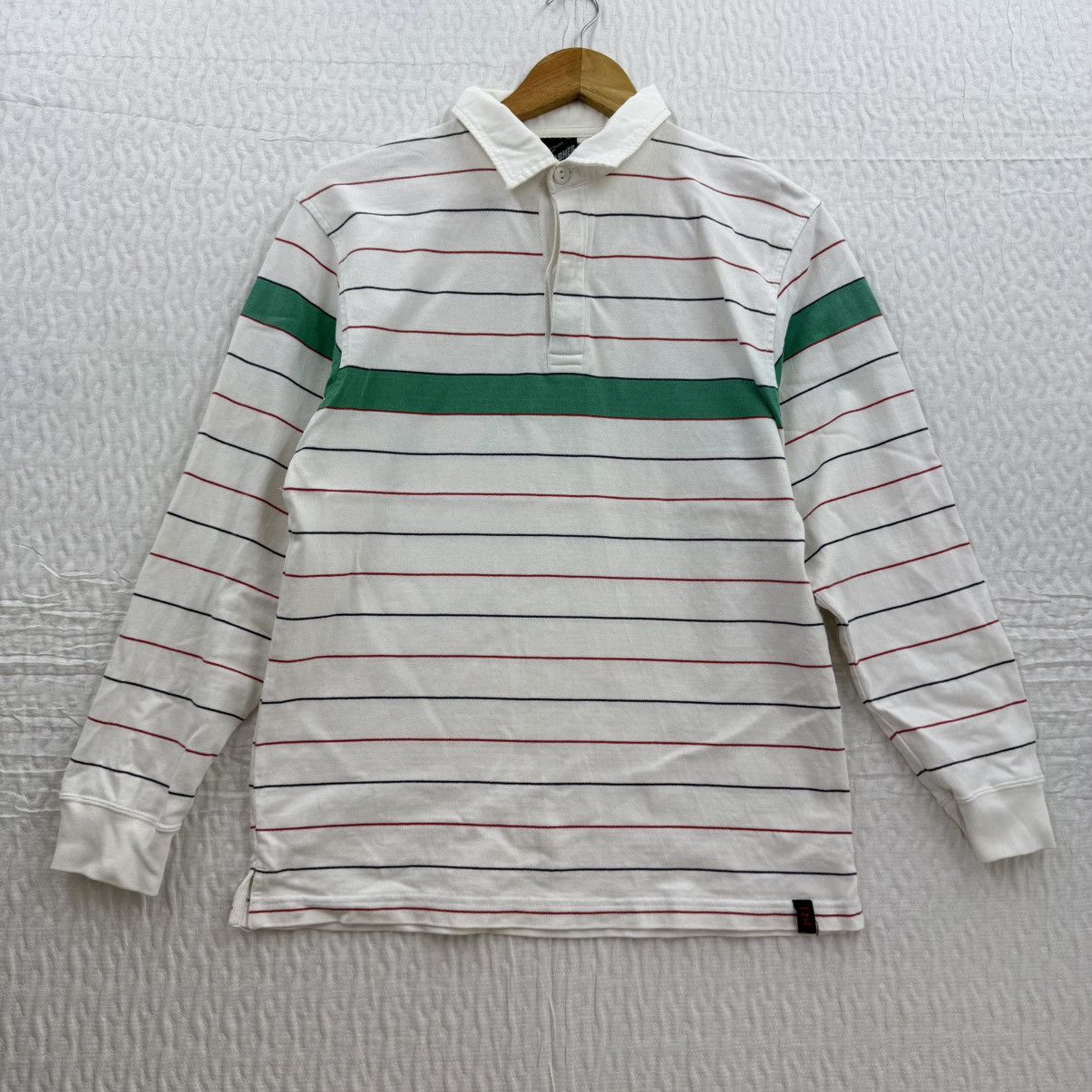 Vintage Slasher stripes Long Polo Shirt