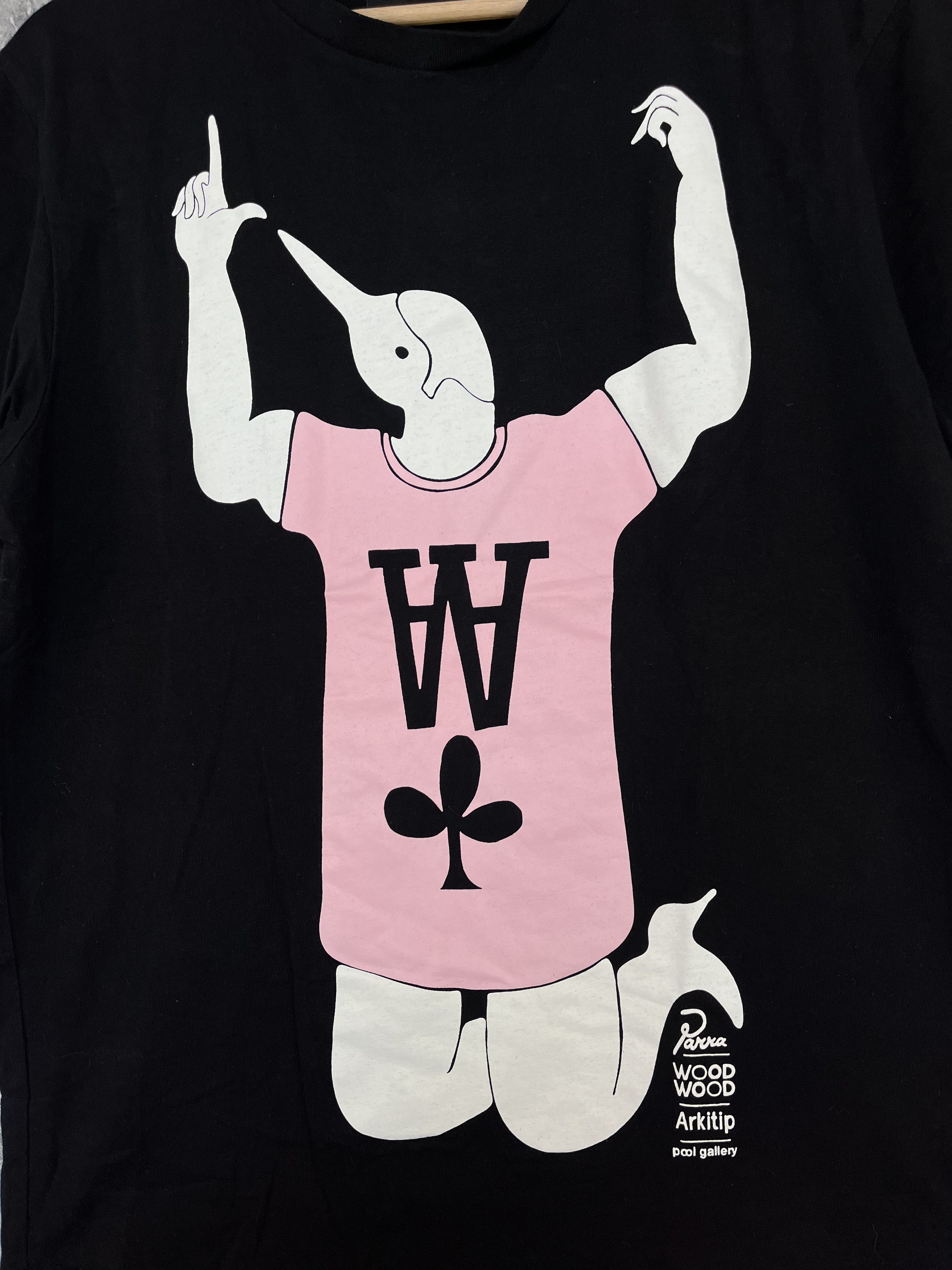 Designer × Parra × Wood Wood Wood Wood Colabo Parra Arkitip T-shirt Size US M / EU 48-50 / 2 - 3 Thumbnail