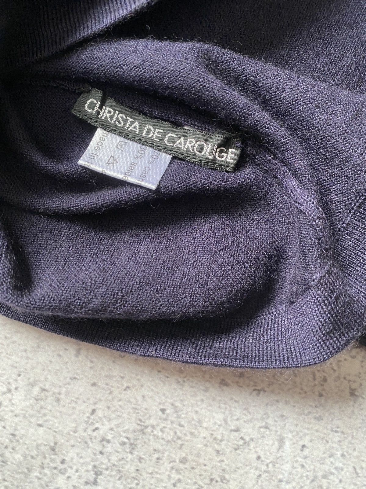 Other Christa De Carouge Sweater Cashmere Avant Garde Designer Size S / US 4 / IT 40 - 5 Thumbnail