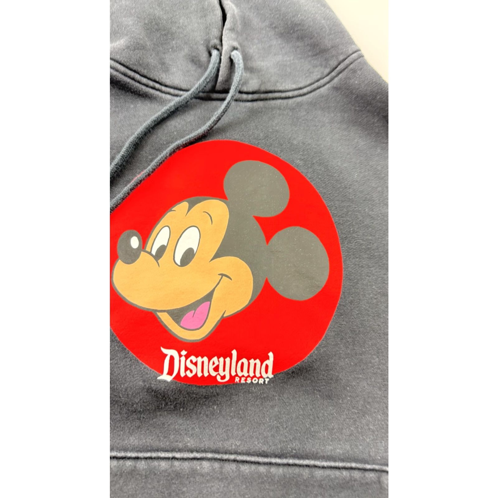 Disney Disneyland Mickey Mouse Hoodie Sweatshirt Mens Medium Black Graphic Pullover Size US M / EU 48-50 / 2 - 4 Thumbnail