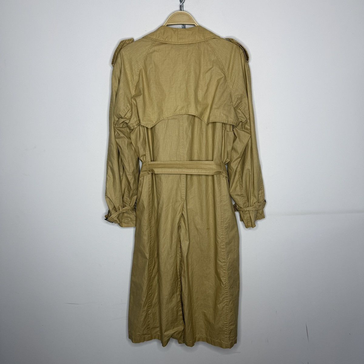 Vintage Vintage Trench Coat Beige Made in Italy Avant Garde 80s 90s Size US M / EU 48-50 / 2 - 7 Thumbnail