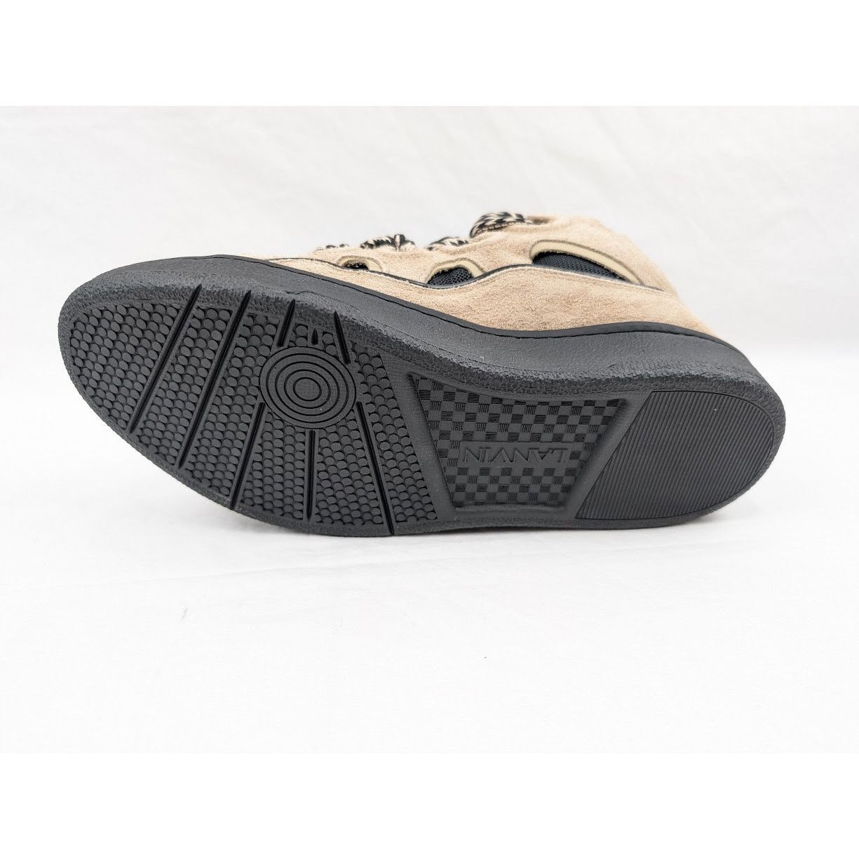 Lanvin o1rshd1 Curb Sneakers in Light Brown/Black Size US 13 / EU 46 - 13 Thumbnail