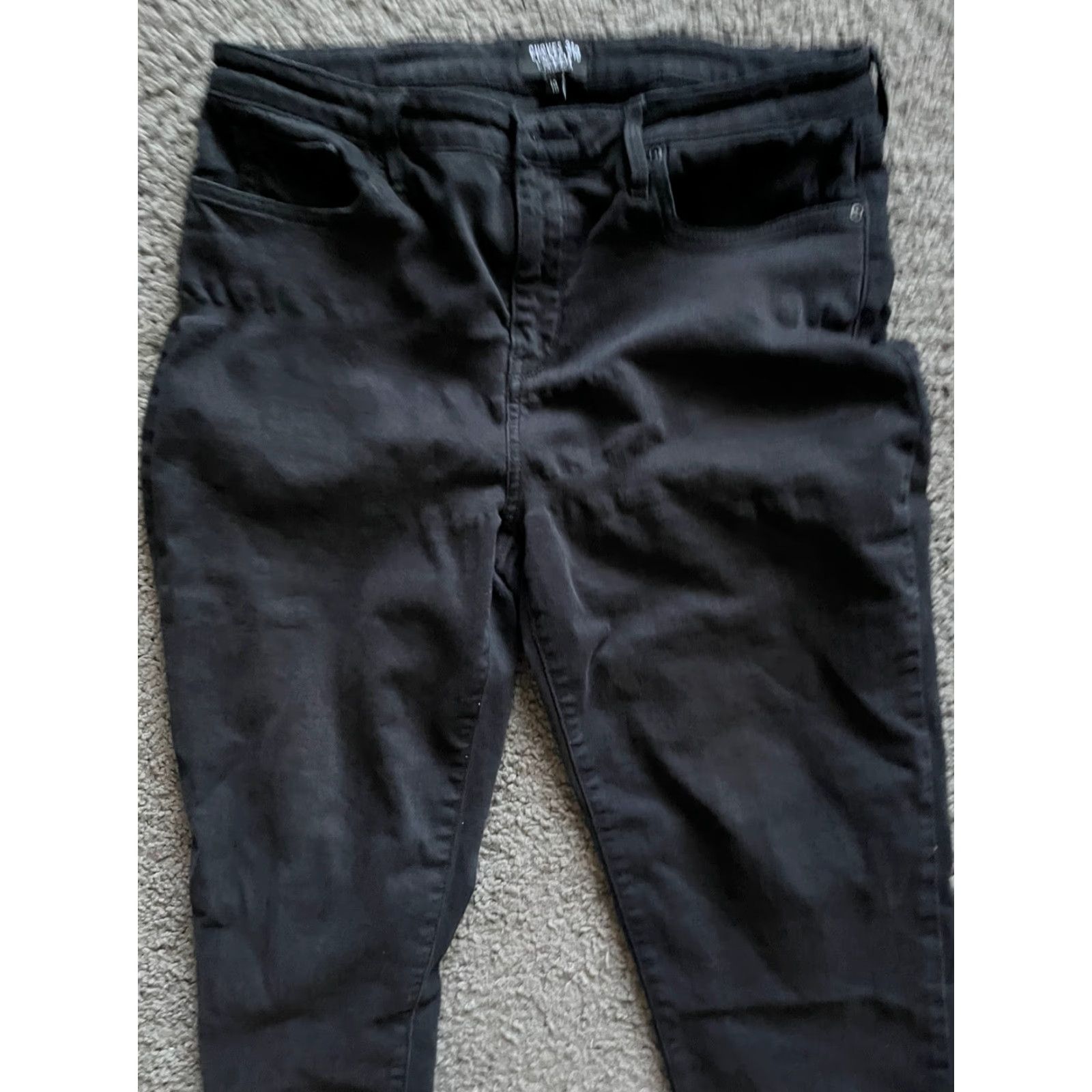 NYDJ NYDJ Jeans Women's Black Legging Skinny Sz 10 Curves 360 High Rise Denim Slim Pockets Inseam 27 in Regular Size Type Size 32" / US 10 / IT 46 - 2 Thumbnail