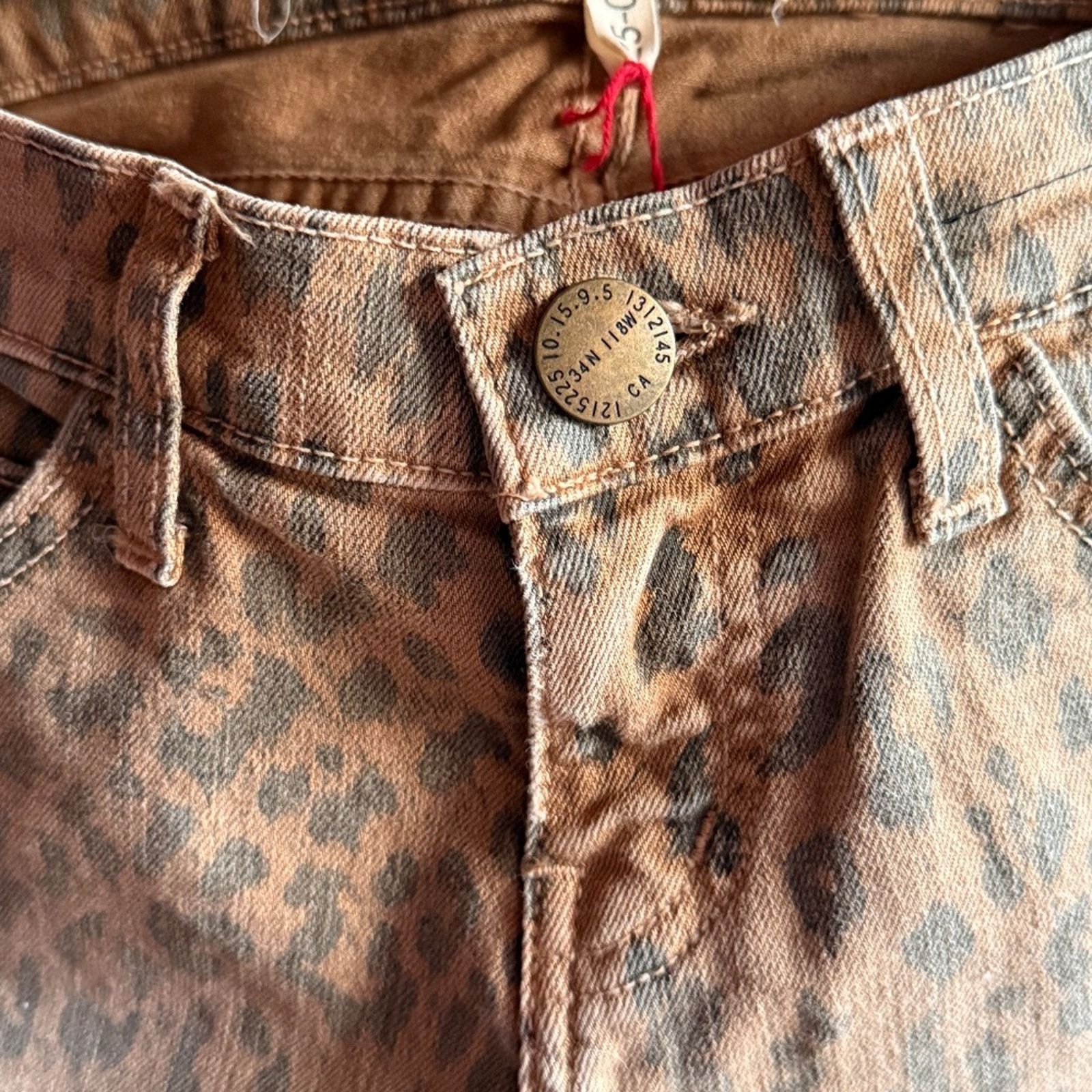 Current/Elliot Current/Elliott NWT Stiletto Leopard Print Skinny Jeans 25 Size 25" / US 0 / IT 36 - 4 Thumbnail