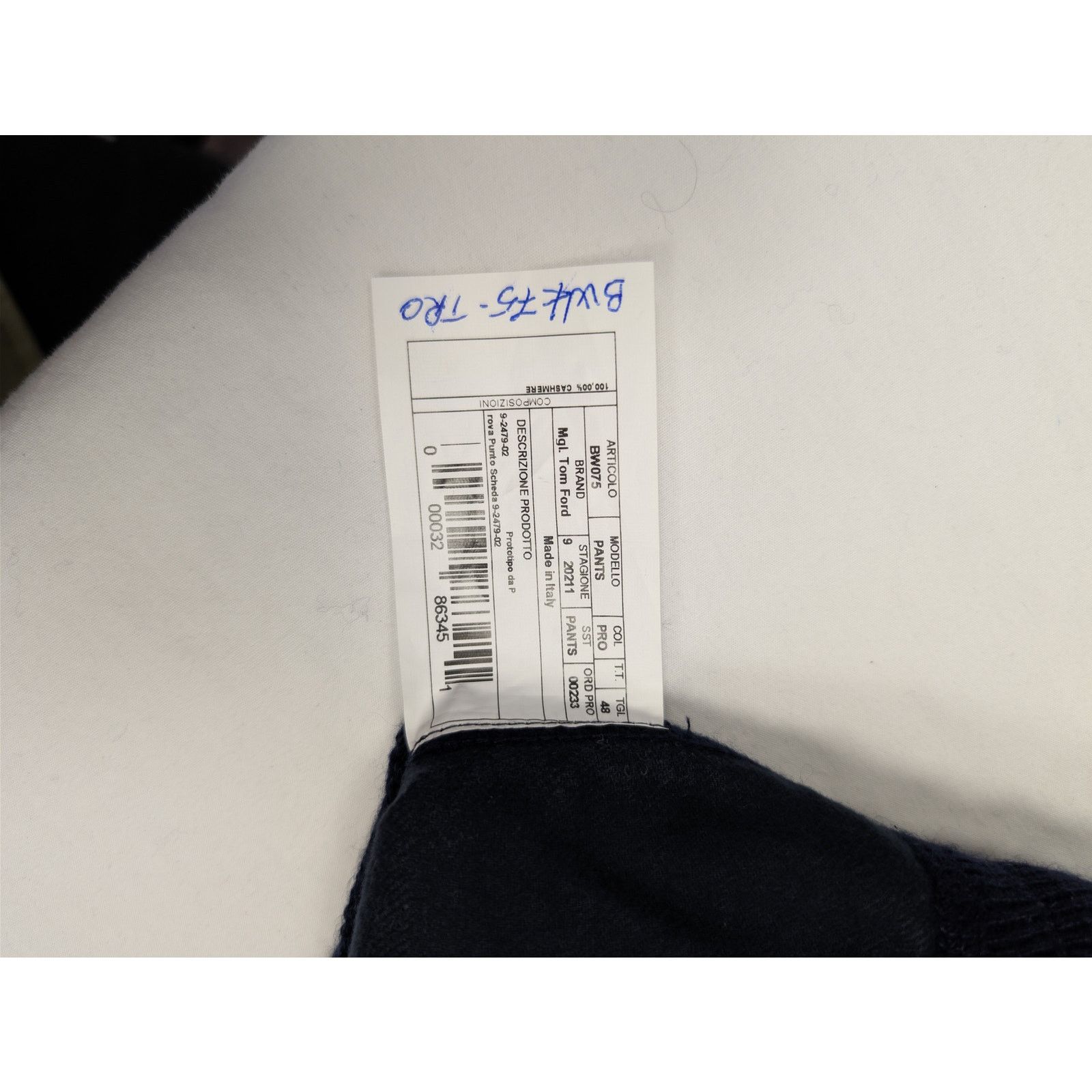 Tom Ford o1rshd1 Knitwear Trousers / Sweatpants in Navy Blue Size US 32 / EU 48 - 15 Thumbnail