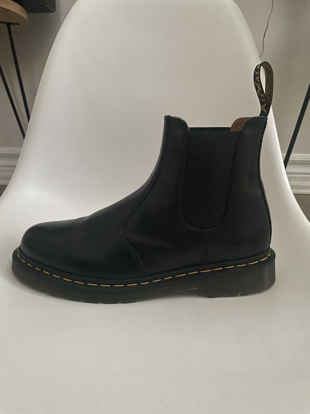 Dr. Martens Dr. Marten Yellow Stitch Leather Boot Size US 10 / EU 43 - 9 Thumbnail