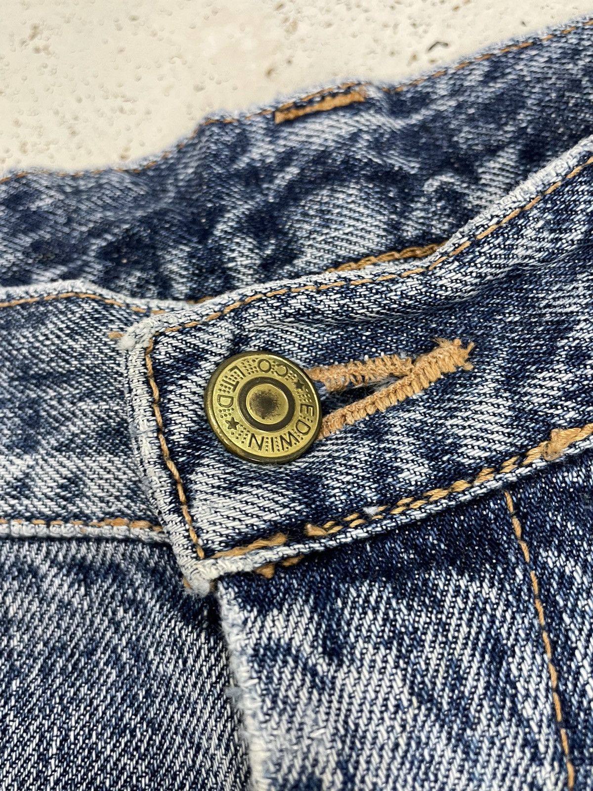 Edwin × Vintage Vintage Edwin Scovil Button Size US 31 - 8 Thumbnail