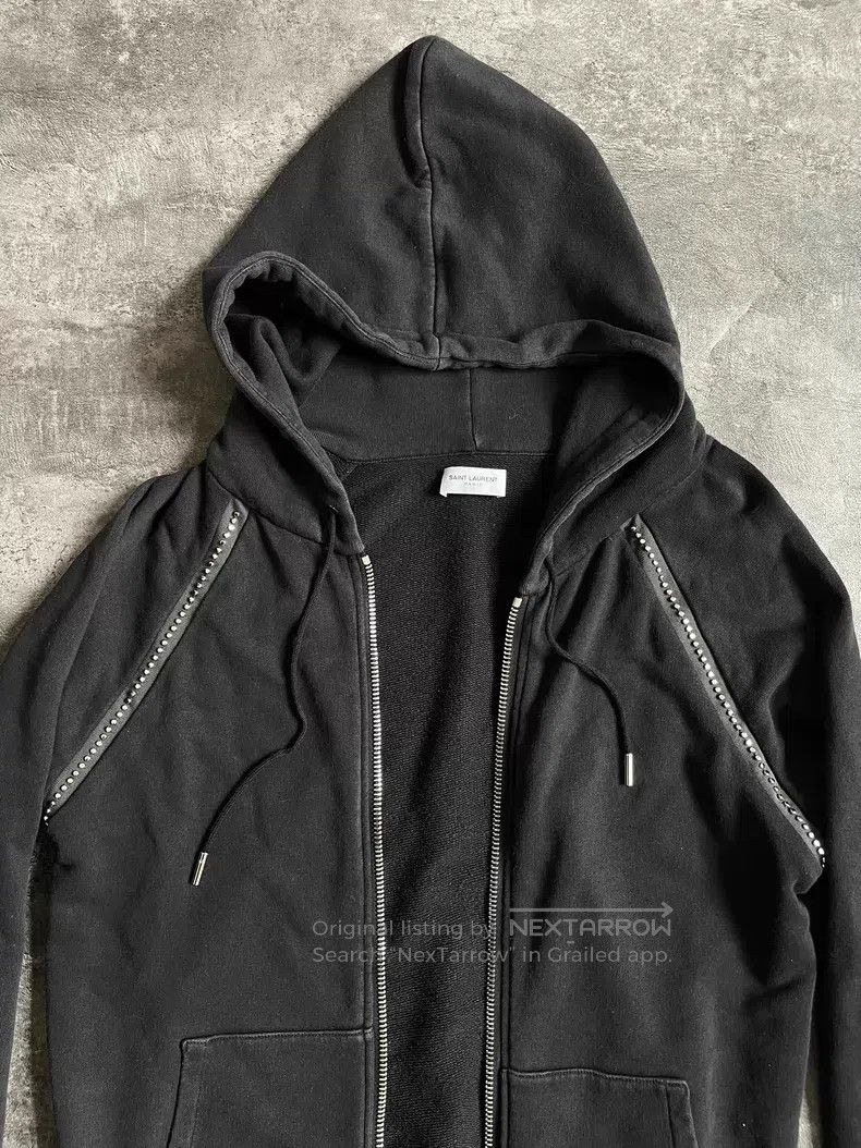Saint Laurent Paris Saint Laurent Paris Hooded Assembled Studs Drawstring Card Size US S / EU 44-46 / 1 - 2 Thumbnail