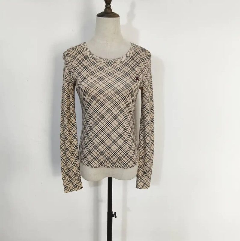 Burberry Burberry M Size Long Sleeve Khaki Shirt Size M / US 6-8 / IT 42-44 - 1 Thumbnail