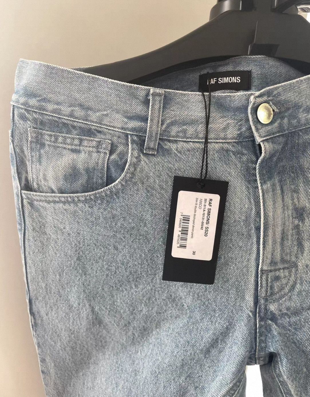 Raf Simons RAF SIMONS 20SS Double Break Jeans 2502-Nextarrow Size US 30 / EU 46 - 9 Thumbnail