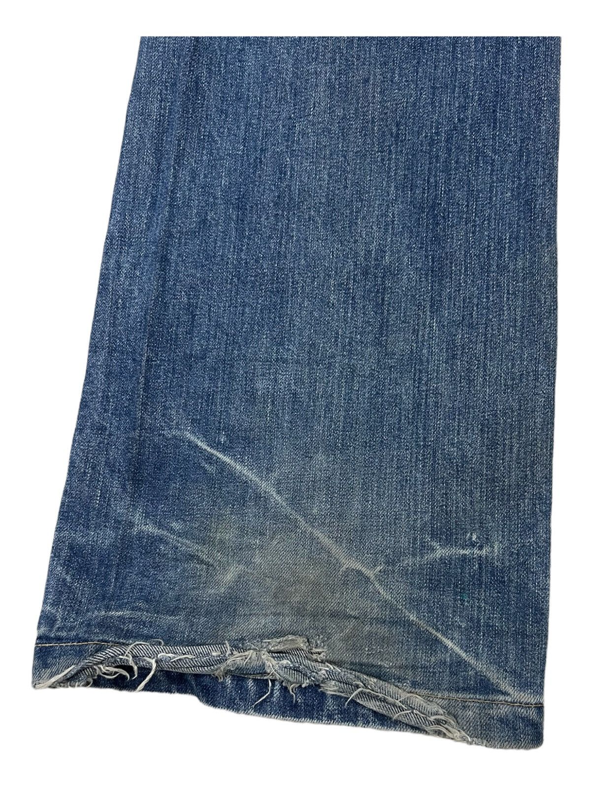 Karakuri Tamashii Karakuri Tamashi 🇯🇵 Tiger Hand Paint Baggy Jeans Denim Size US 36 / EU 52 - 6 Thumbnail