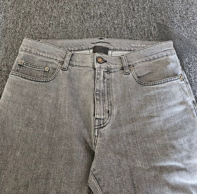 Saint Laurent Gray Denim Pants Size 3-2507