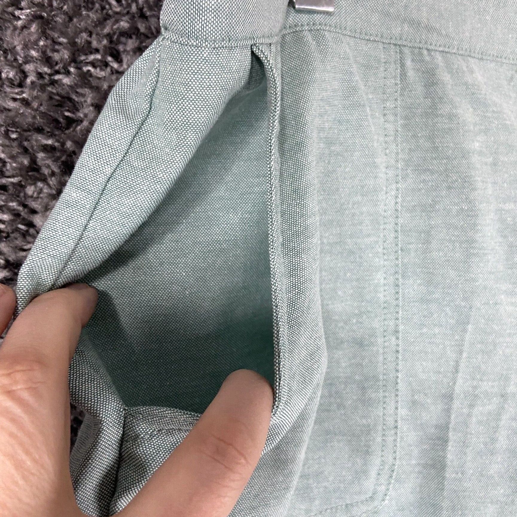 Vintage Alfred Dunner Capri Pants Womens Plus Size 18 Teal Green Elastic Waist Pockets Size ONE SIZE - 5 Thumbnail