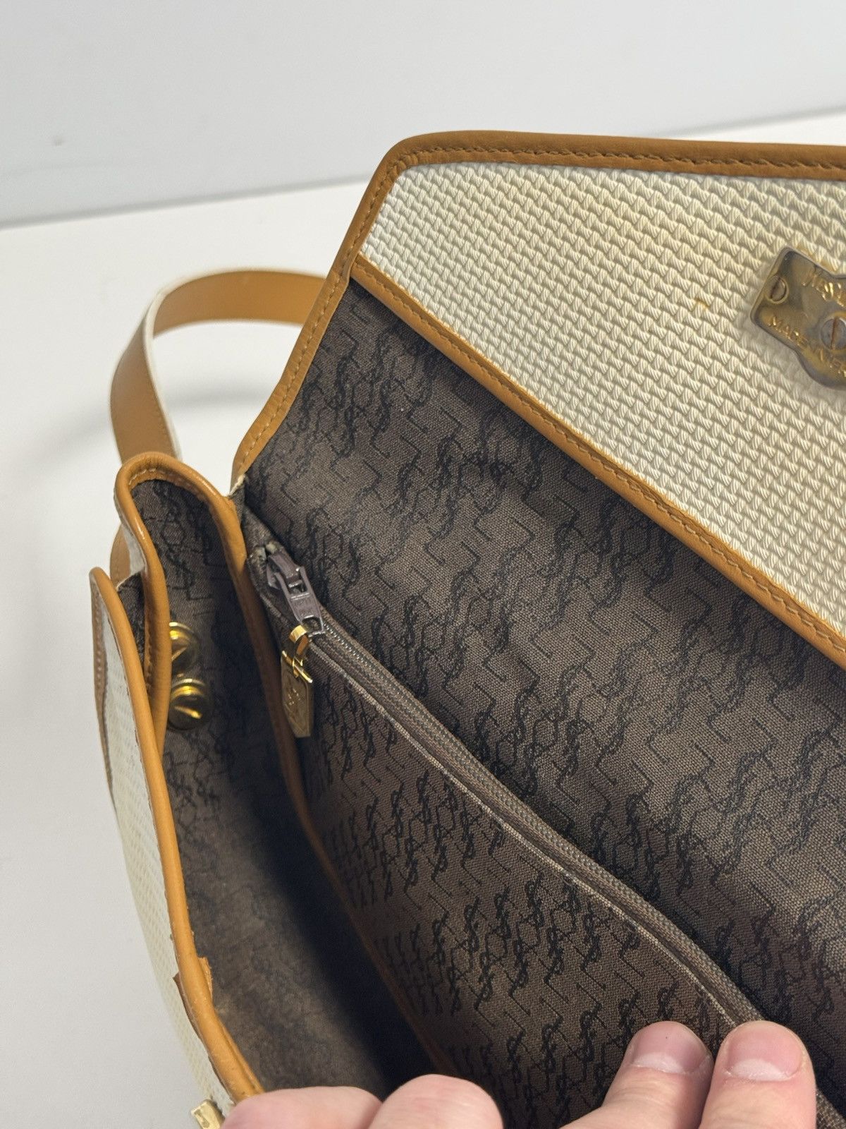 Yves Saint Laurent YVES SAINT LAURENT Shoulder Bag PVC x Leather Size ONE SIZE - 22 Thumbnail