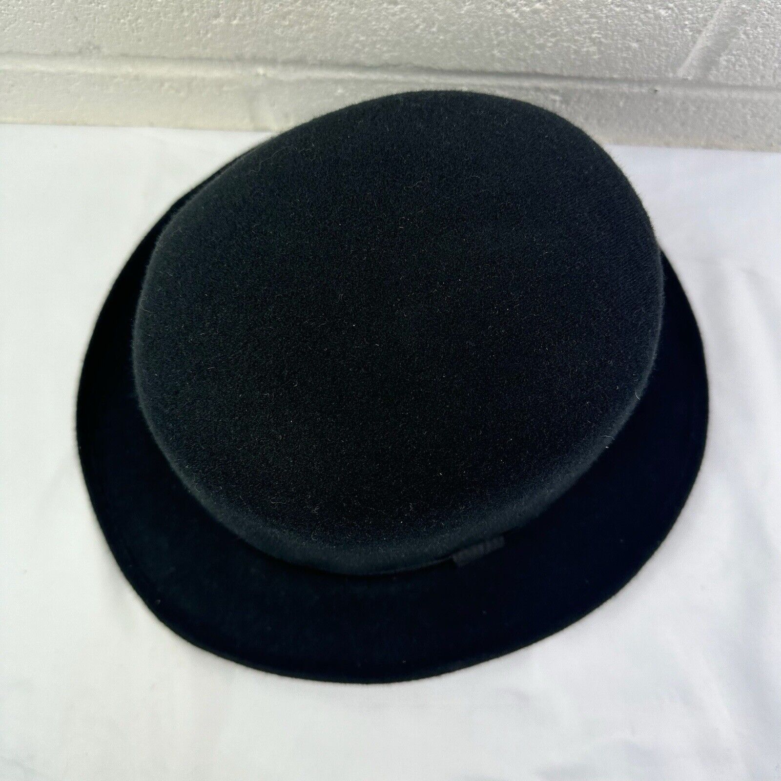 Pigalle Vintage Pigalle Black Bowler Hat Wool Felt Sz S Size ONE SIZE - 3 Thumbnail