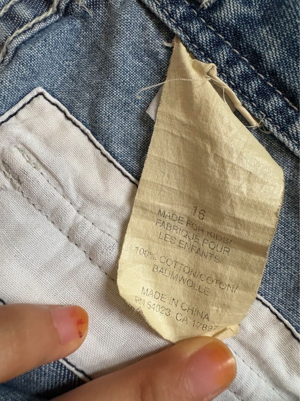 Gap Vintage Cargo GAP Blue Wash Distressed Loose Baggy Jeans Size US 28 / EU 44 - 12 Thumbnail