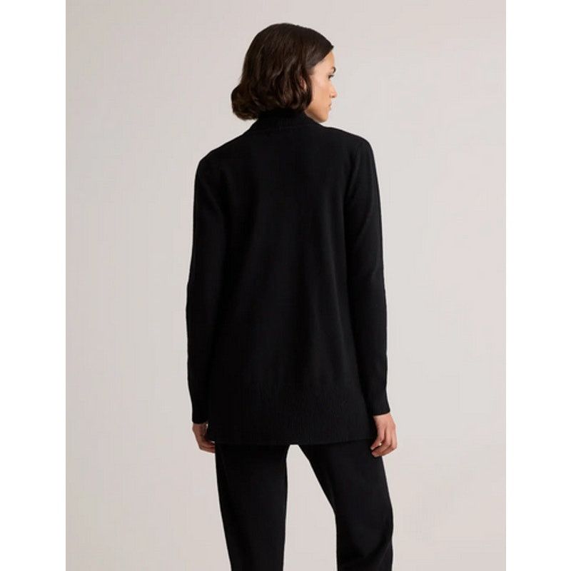 Quince Mongolian Cashmere Open Cardigan Black Size L Size L / US 10 / IT 46 - 7 Thumbnail