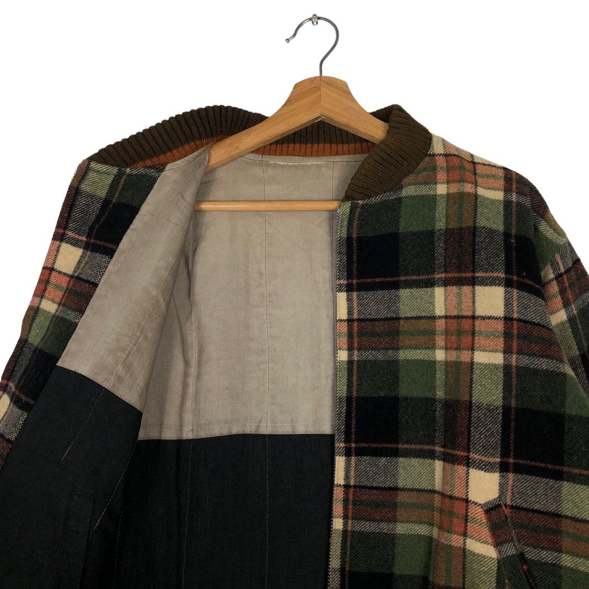 Beauty Beast 🔥90’s Vtg Flannel Wool Jacket Tartan Design Issey Miyake Size US L / EU 52-54 / 3 - 10 Thumbnail