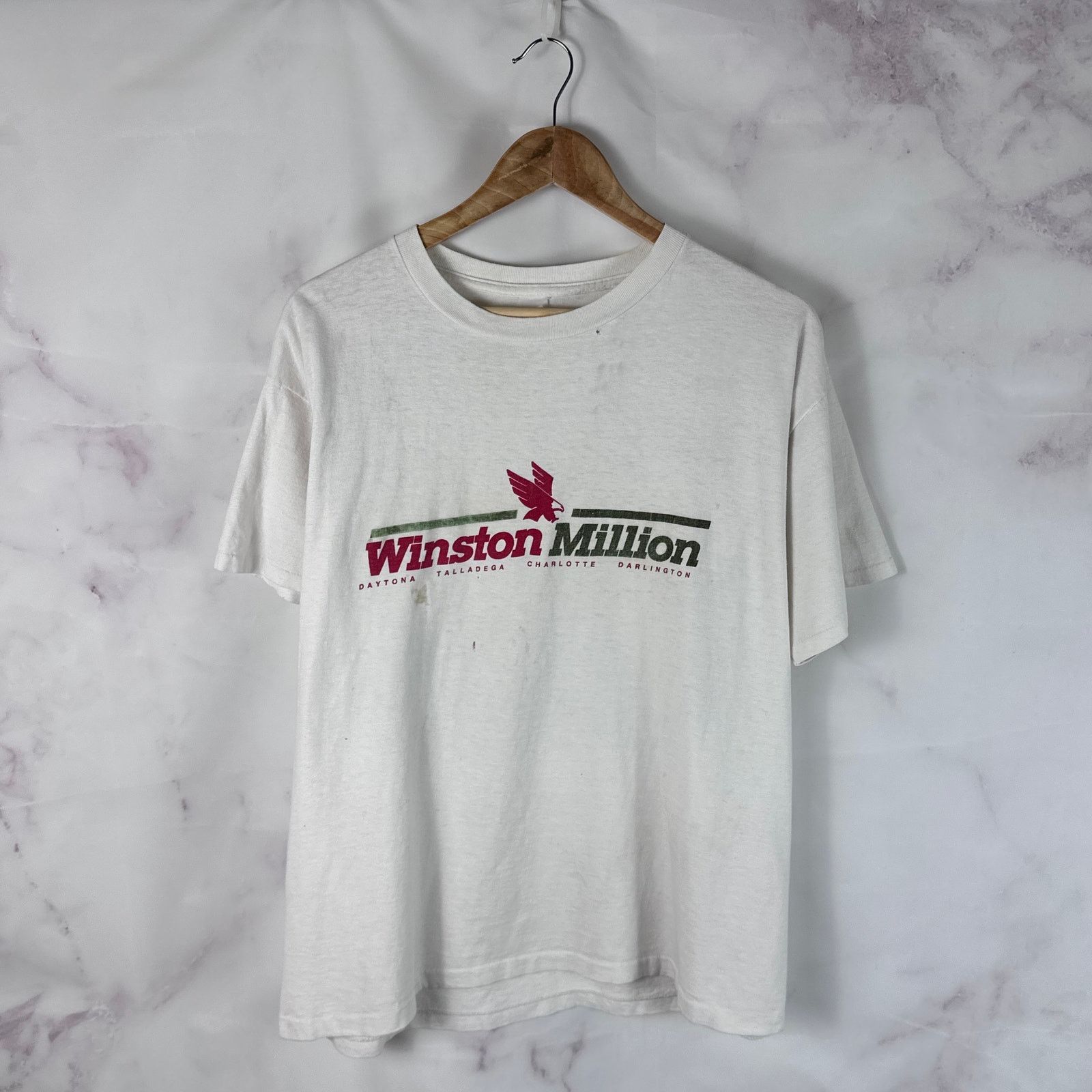 NASCAR Vintage 80s Winston Million NASCAR Graphic Tee Size US L / EU 52-54 / 3 - 1 Thumbnail