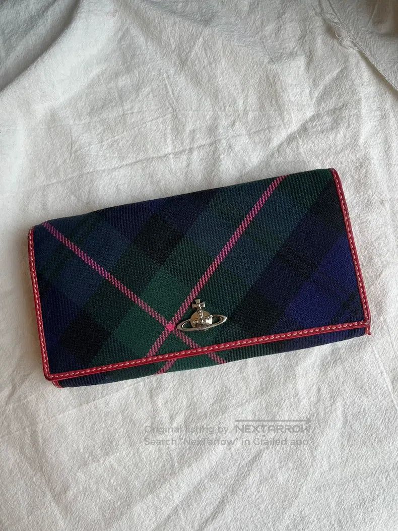 Vivienne Westwood Vivienne Westwood Vintage Plaid Wallet Size ONE SIZE - 2 Thumbnail