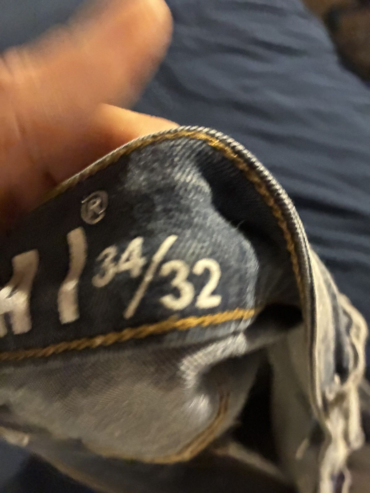 Other Skinny blue cargo biker jeans Size US 34 / EU 50 - 5 Thumbnail
