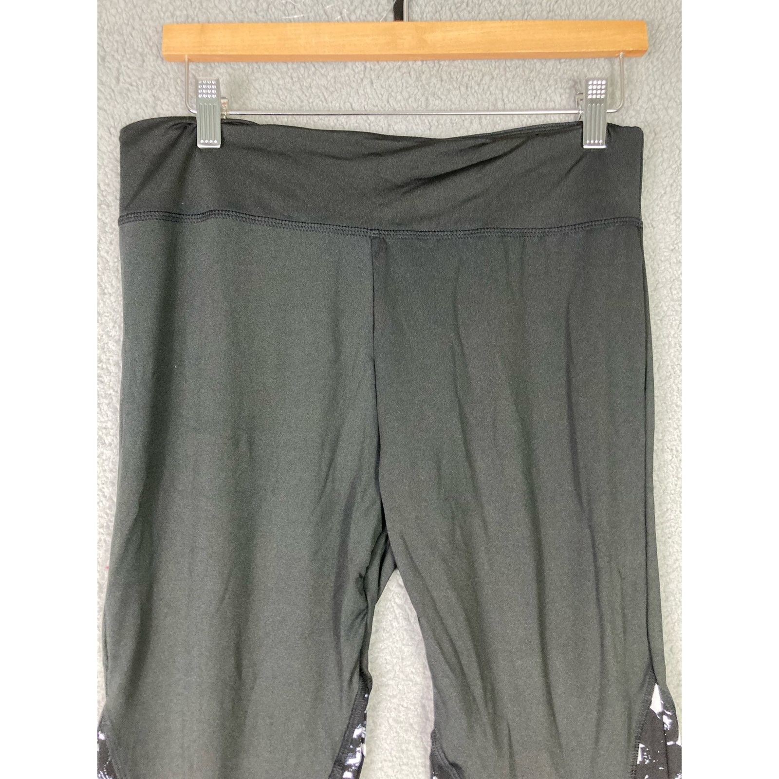 Other Black Womens Leggings XL Workout Comfort Stretchy Active Size 32" / US 10 / IT 46 - 7 Thumbnail