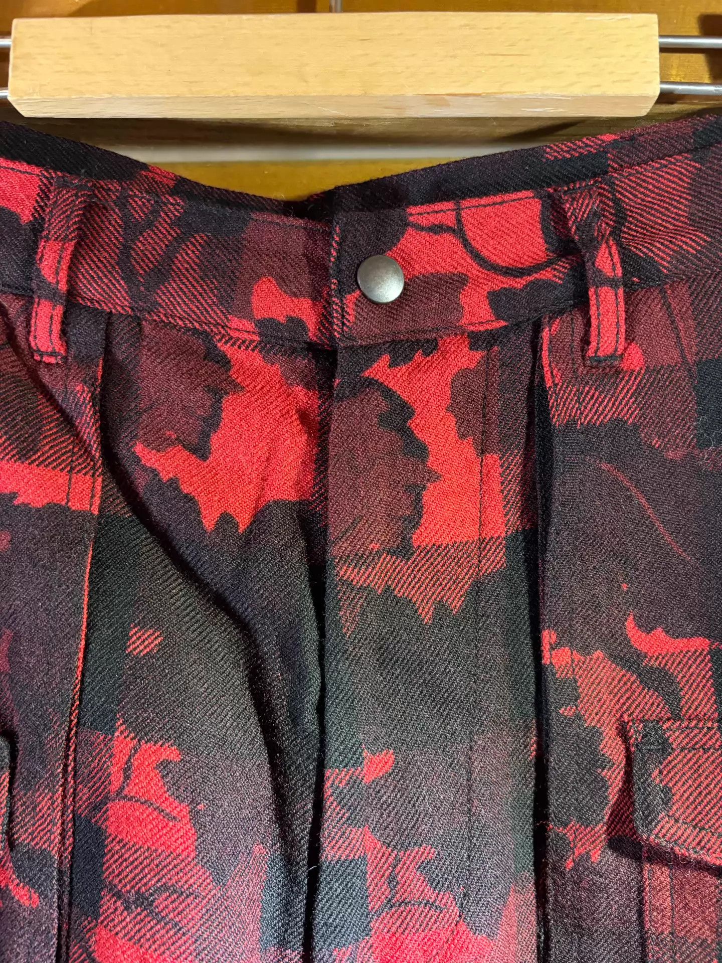 Beams Plus beams plus red leaf camo check hunting pants L Size US 34 / EU 50 - 2 Thumbnail