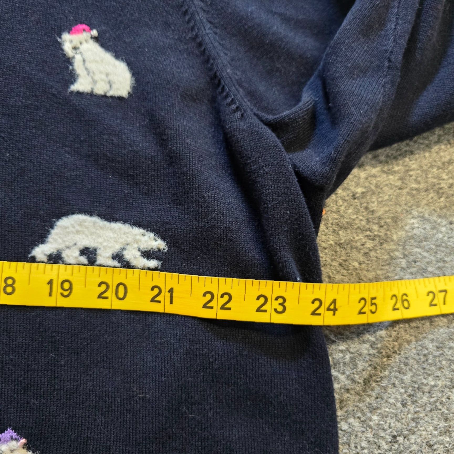 Talbots Talbots Sweater Womens 2X Blue Polar Bears Embroidered Winter Casual Pullover Knit Long Sleeve Round Neck Size XXL / US 16-18 / IT 52-54 - 6 Thumbnail