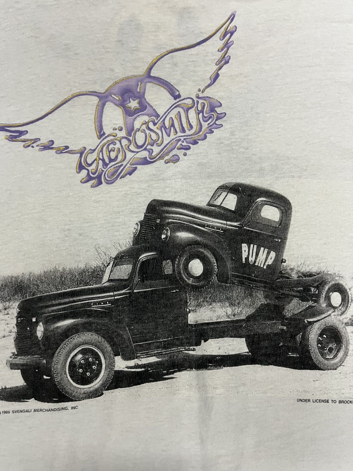 Aerosmith × Band Tees × Vintage Vintage Aerosmith 80s t shirt 1989 Size US XL / EU 56 / 4 - 3 Thumbnail
